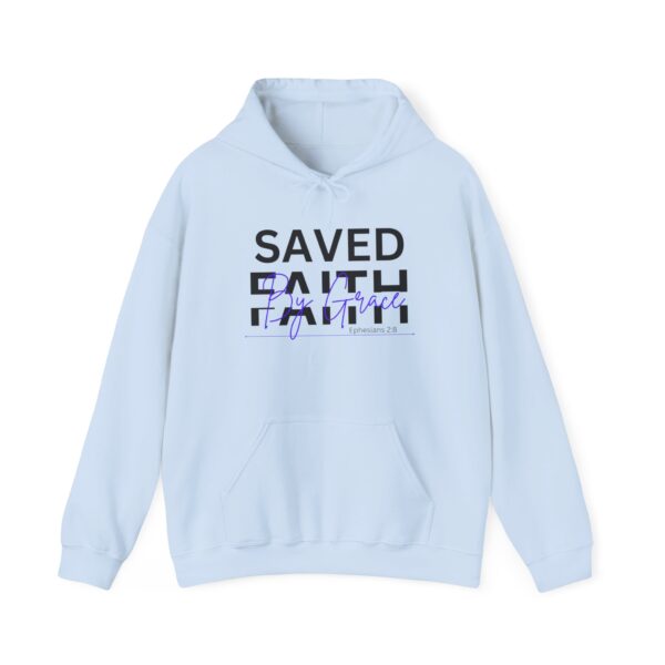 Saved By Grace Through Faith Hooded Sweatshirt - Image 5