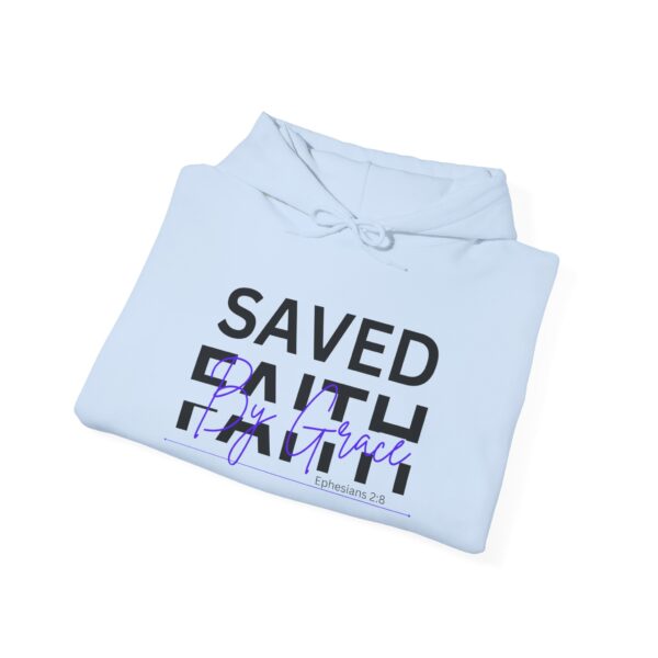 Saved By Grace Through Faith Hooded Sweatshirt - Image 8