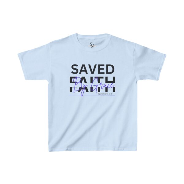 Kids Saved By Grace Through Faith Cotton™ Tee - Image 5